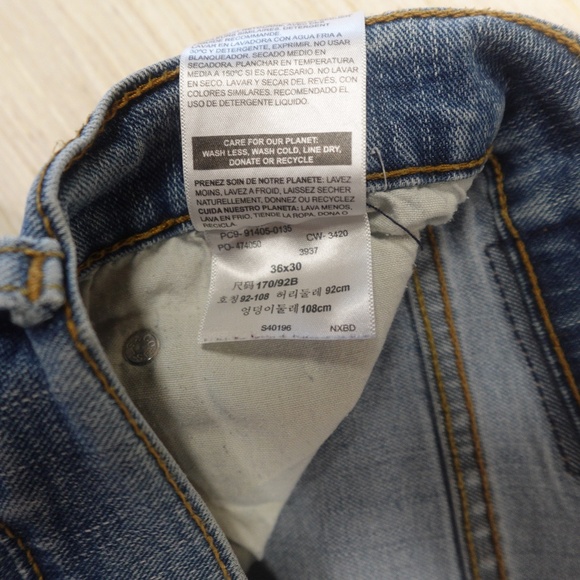 Mens Levi Strauss Signature S61 Relaxed Fit Jeans Men’s 36x30 Blue Denim - Picture 7 of 7